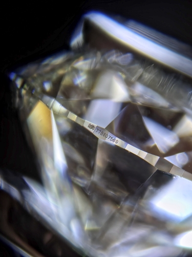 Diament Brylant 0.54ct., I/IF, 3xEx.